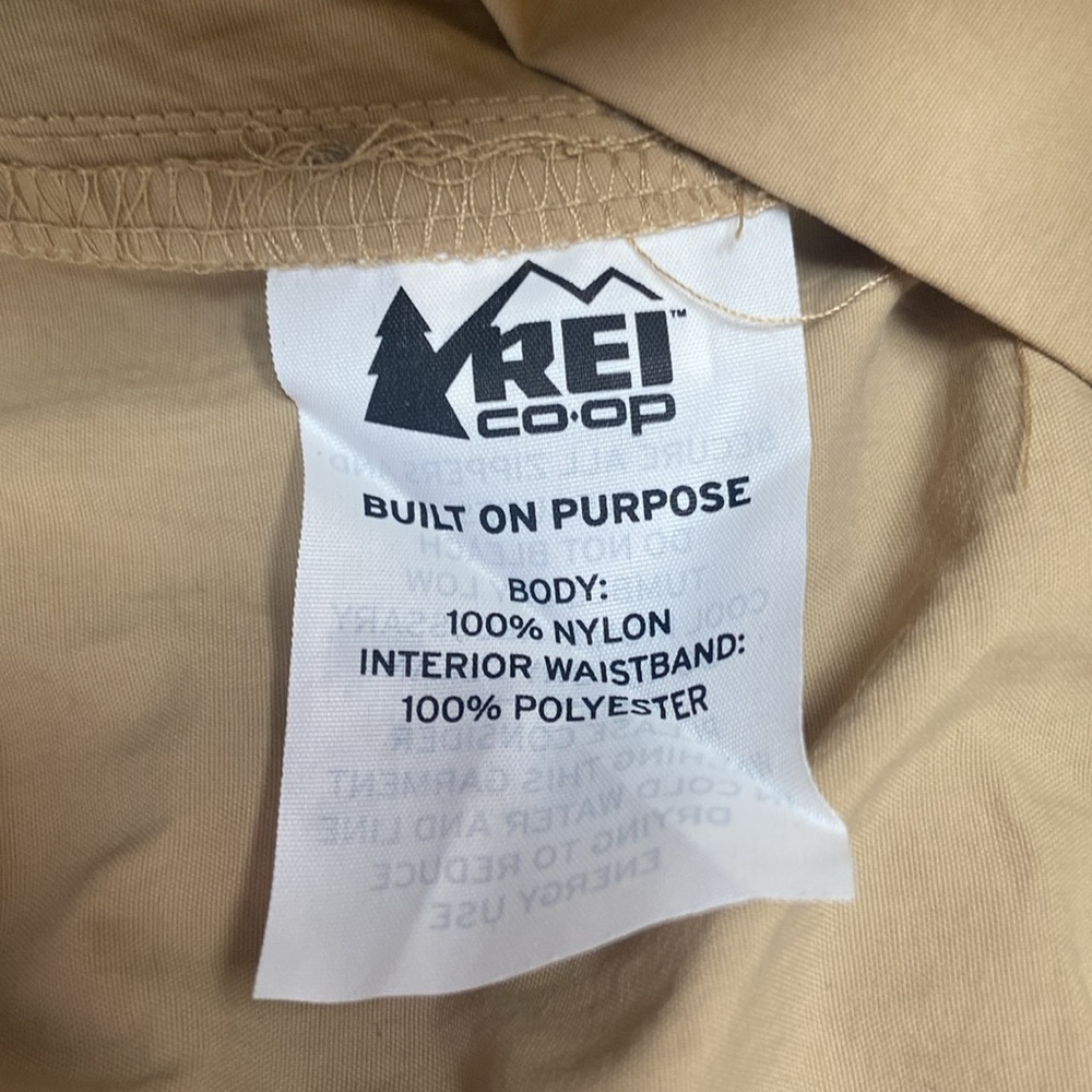 NWT REI Pants Sahara Clasaic Convertible Hybrid Shorts Sandcastle Tan 3XL - Picture 10 of 15